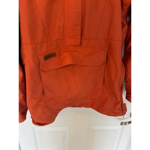 Columbia Canyon Creek Anorak Orange Windbreaker Jacket Women's Medium - Picture 3 of 10